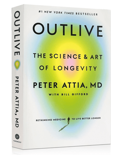 Outlive by peter attia book summary cover